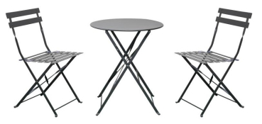 Creative Living Balkonset Rio Charcoal